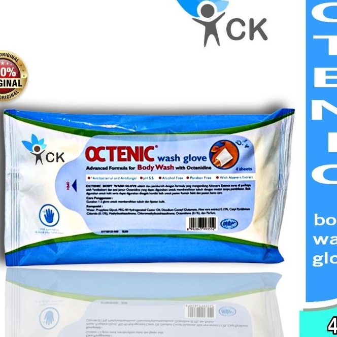 Diskon OCTENIC WASH GLOVE  WASH LAP octenic body wash glove
