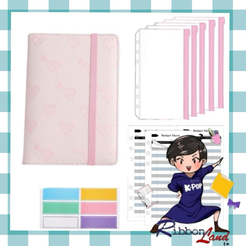 

Set Nabung A6 Binder Kulit Cosmos dan Hati Paket Murah