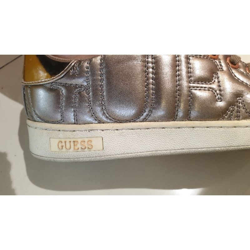 LINK DP  Guess woman original shoes | sneakers  wanita | emboss tulisan Guess PL