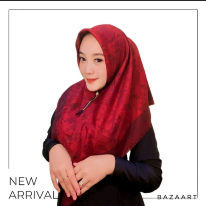 hijab instan / hijab resleting Zipper / hijab motif