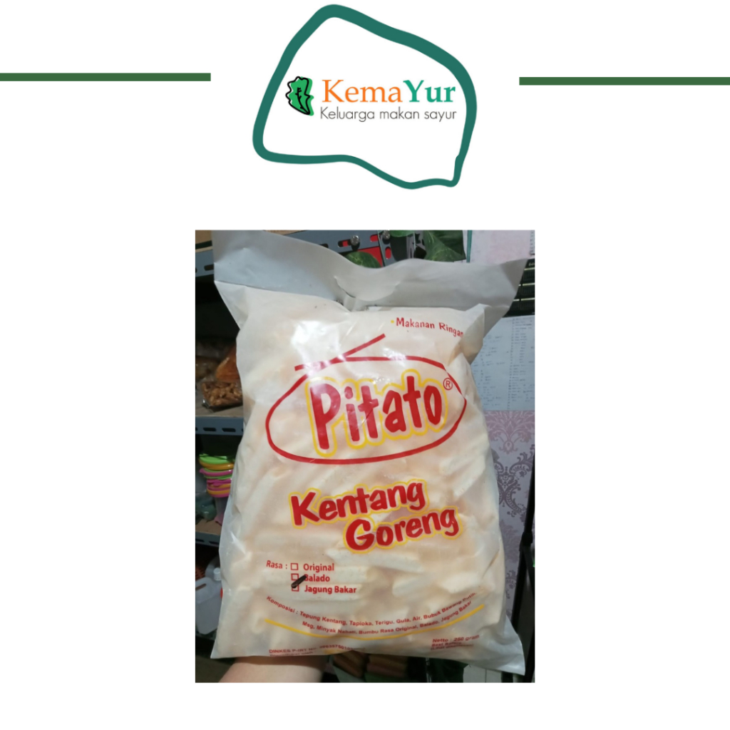 

SNACK PITATO KENTANG GORENG 250GR