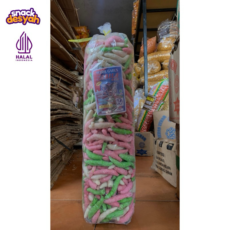 

GABUS WARNA SABILA ( 1 BALL 1 KG ) / TELOR GABUS SABILA / TELOR GABUS VIRAL / CEMILAN KEKINIAN