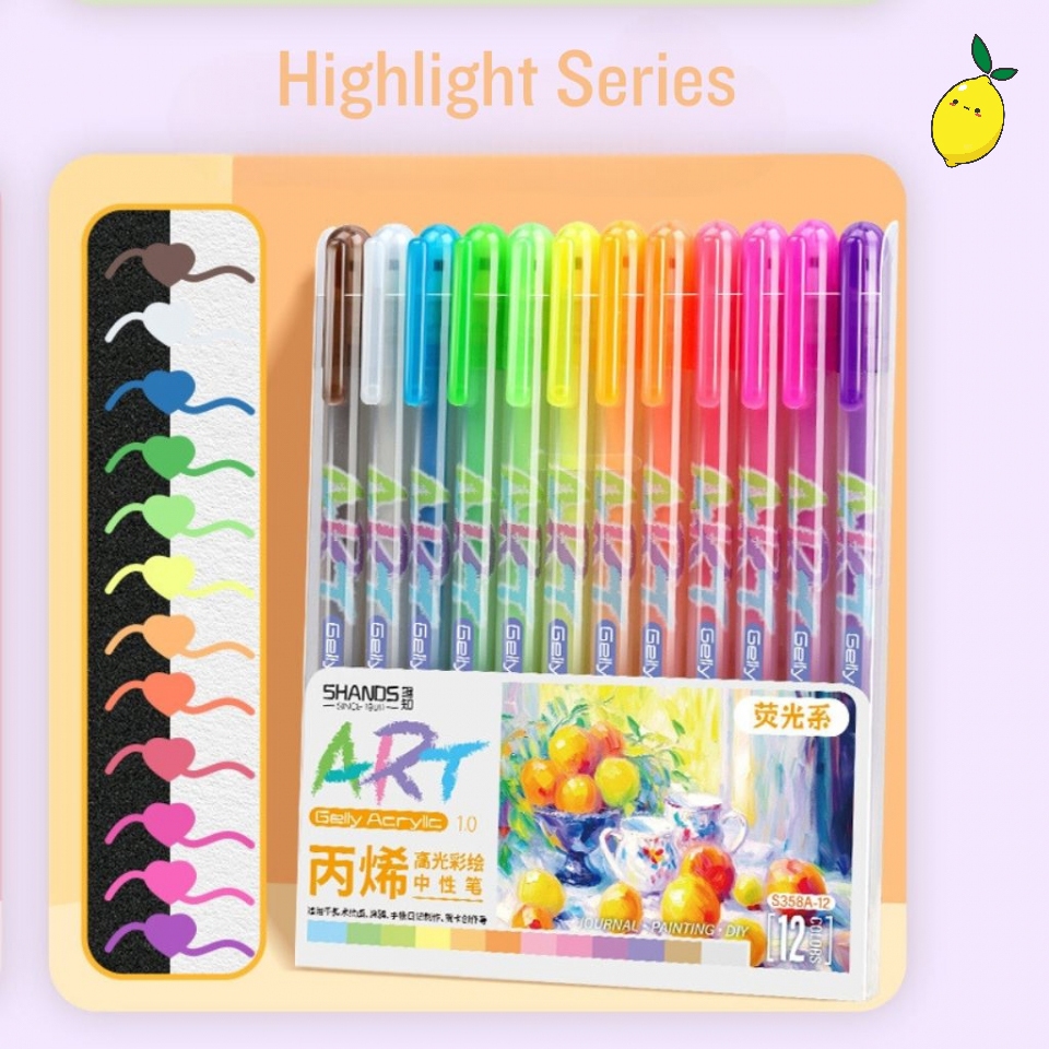 

Spidol Akrilik / Gelly Acrylic Marker Highlight Series