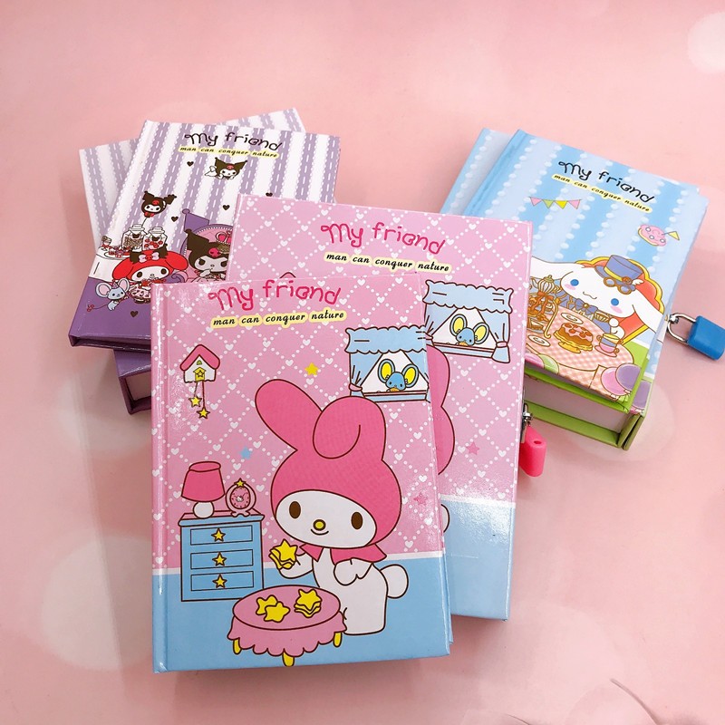 

DIARY GEMBOK KUNCI SANRIO | DIARY JURNAL | BUKU DIARY SANRIO | KUROMI | MELODY | CINAMORROL | BUKU CATATAN | NOTEBOOK DENGAN KUNCI | KADO ULANG TAHUN ANAK | BIRTHDAY GIFT | KADO ULTAH ANAK vincess
