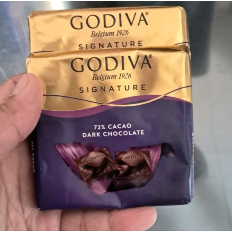 Godiva dark chocolate (coklat import 72%cocoa)
