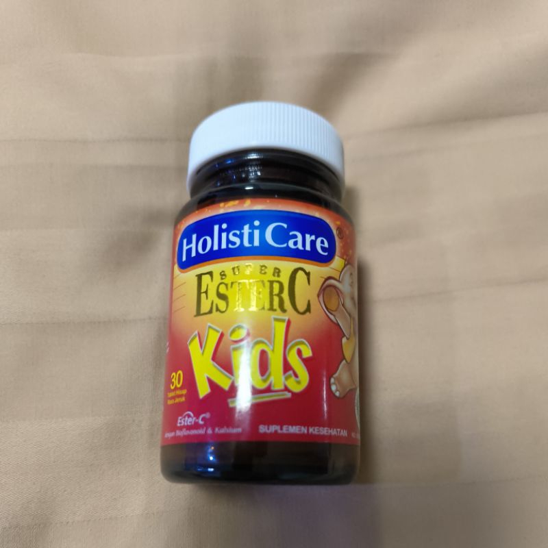 BOTOL KACA JAR TOPLES GELAP BEKAS VITAMIN C ESTER C KIDS HOLISTIC ARE COCOK UNT SIMPAN OBAT VIT HANY