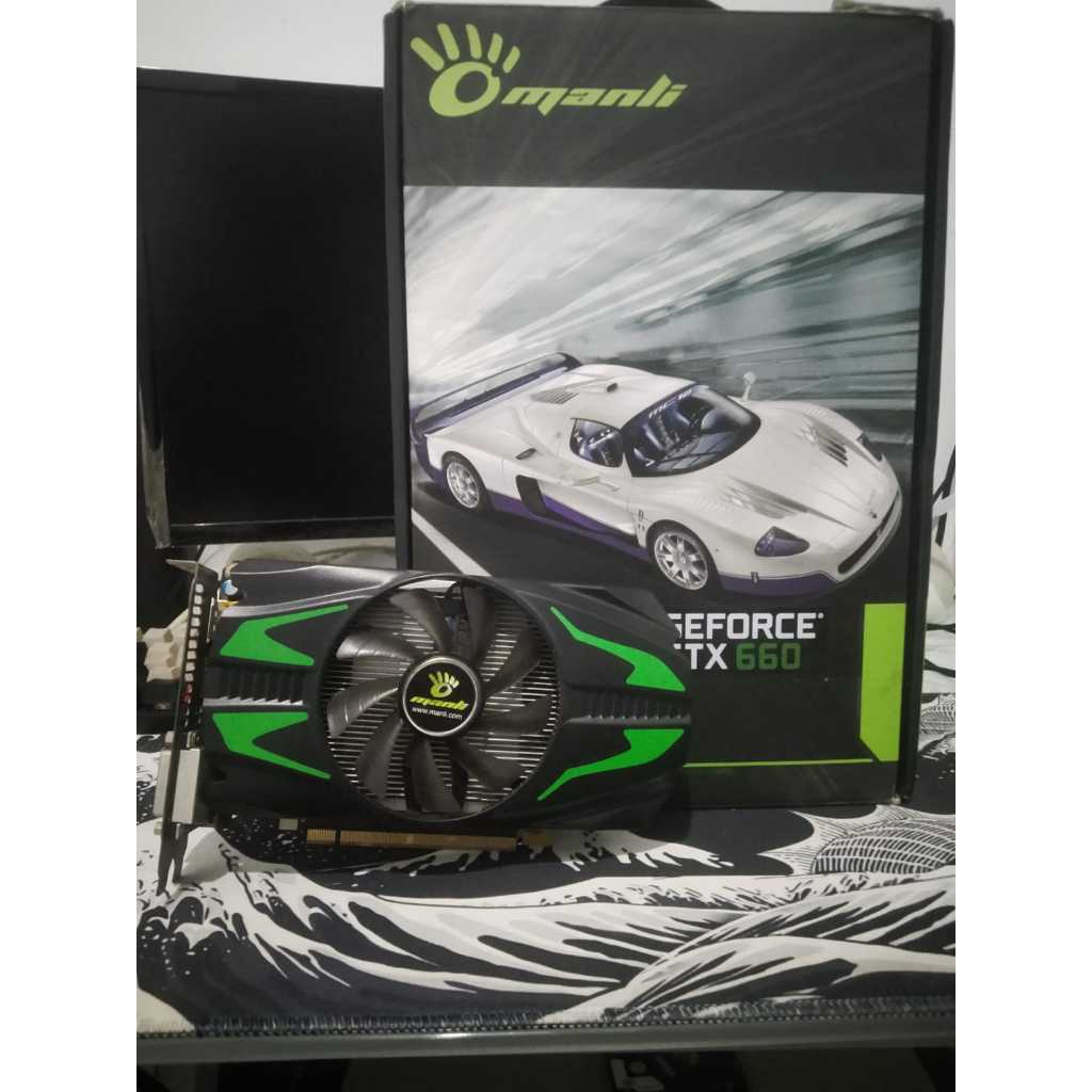 VGA MANLI GTX 660 2GB GDR5 SECOND NORMAL BUKAN GTX 750 TI GTX 1050