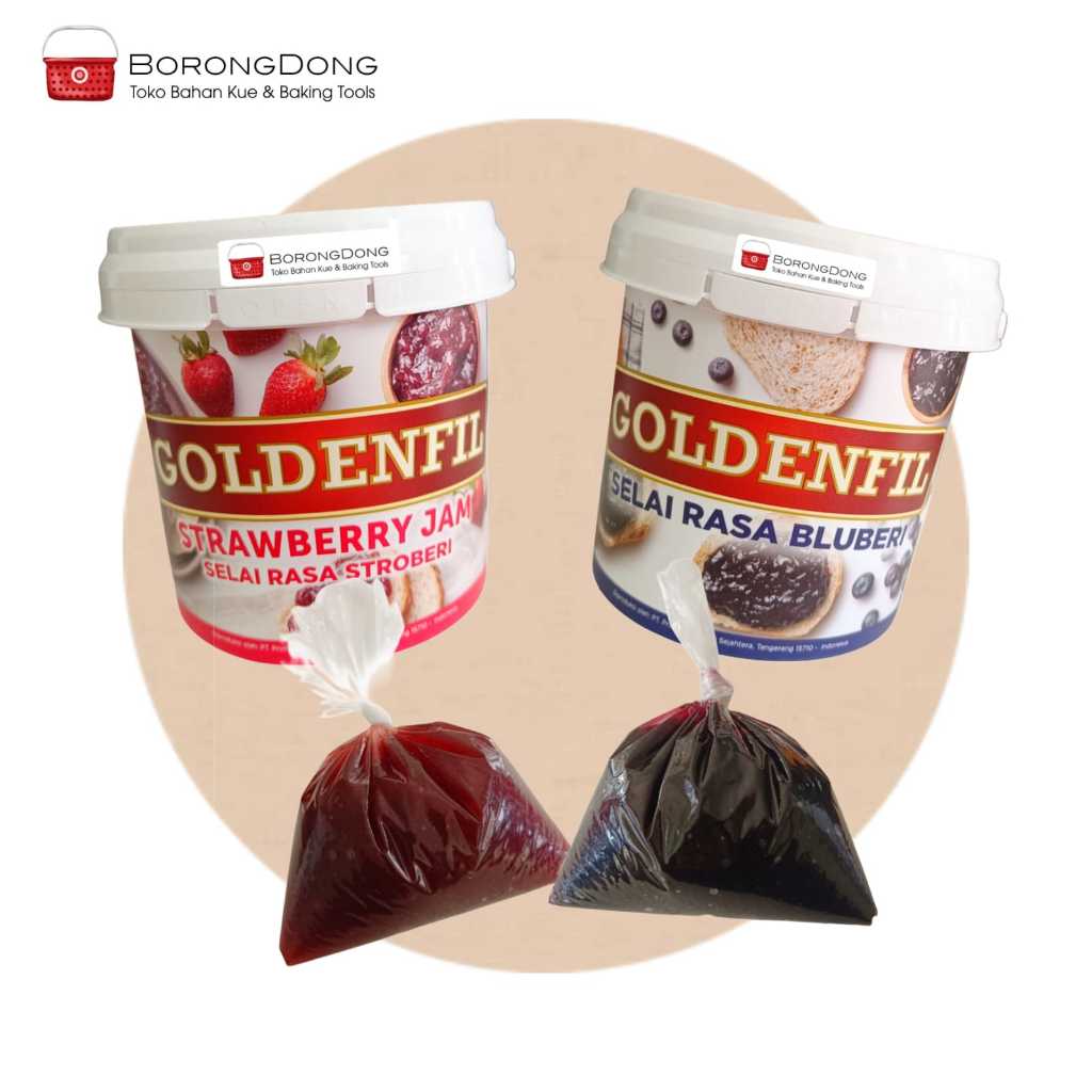 

Goldenfil Strawberry / Blueberri (Repack 250g)
