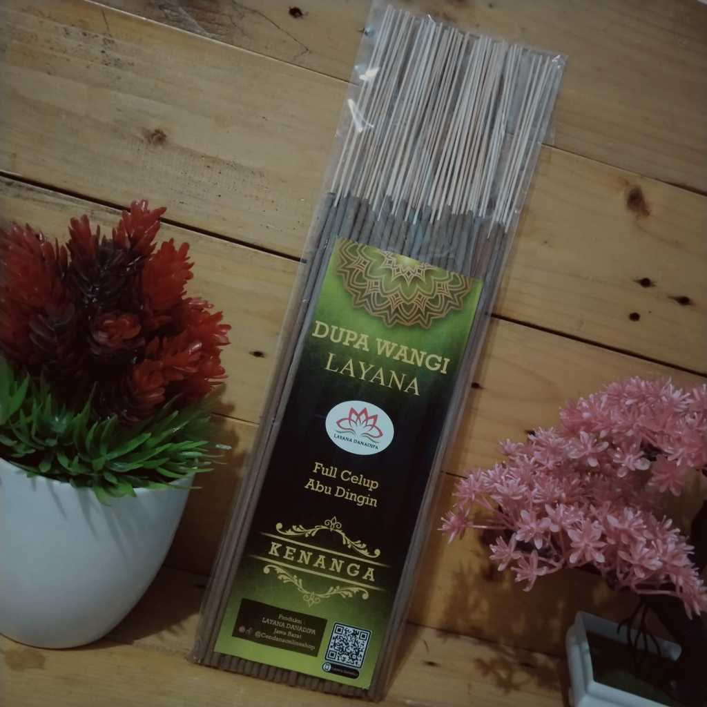 Dupa Wangi Hio Aroma Terapi Tahan Lama Aroma Kenanga Layana Ukuran 110 Gram