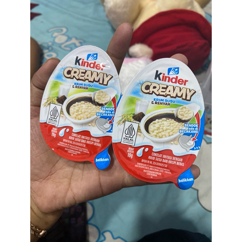 

Kinder Creamy Milky & Crunchy with Crispy Rice 19 g