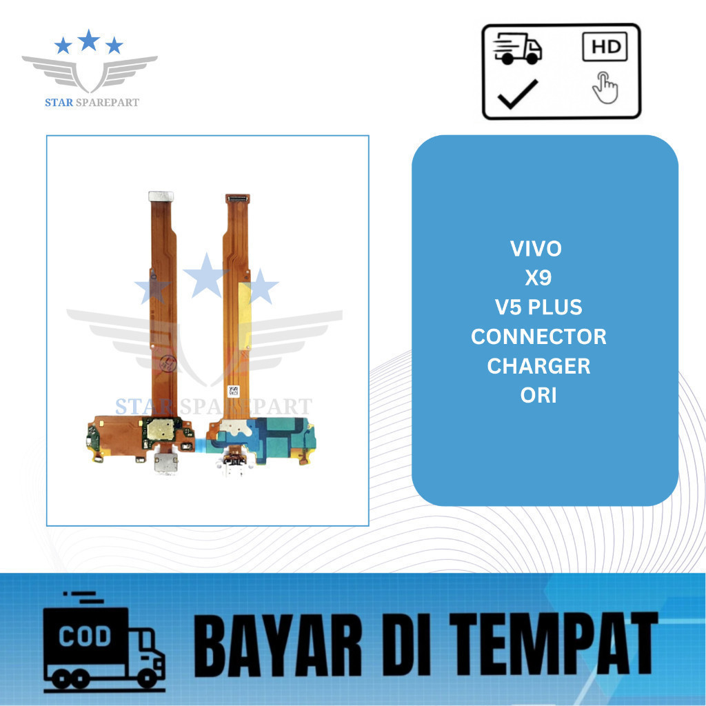 FLEXIBEL VIVO X9 / V5 PLUS + CONNECTOR CHARGER ORI