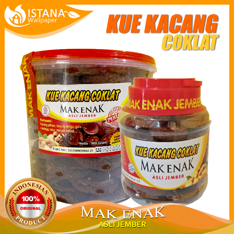 

Kue Kacang Coklat MAK ENAK Asli Jember