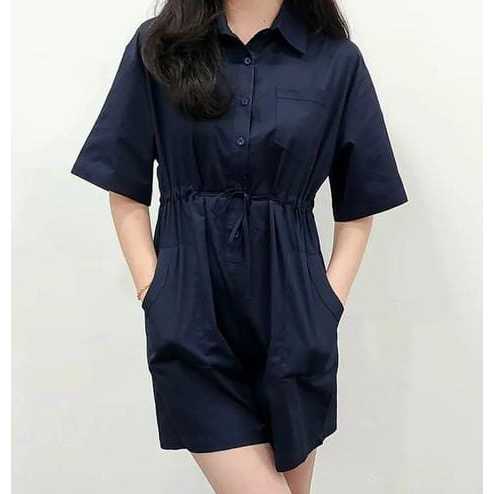 Overall Wanita Pocket | Jumpsuit Pendek korea style