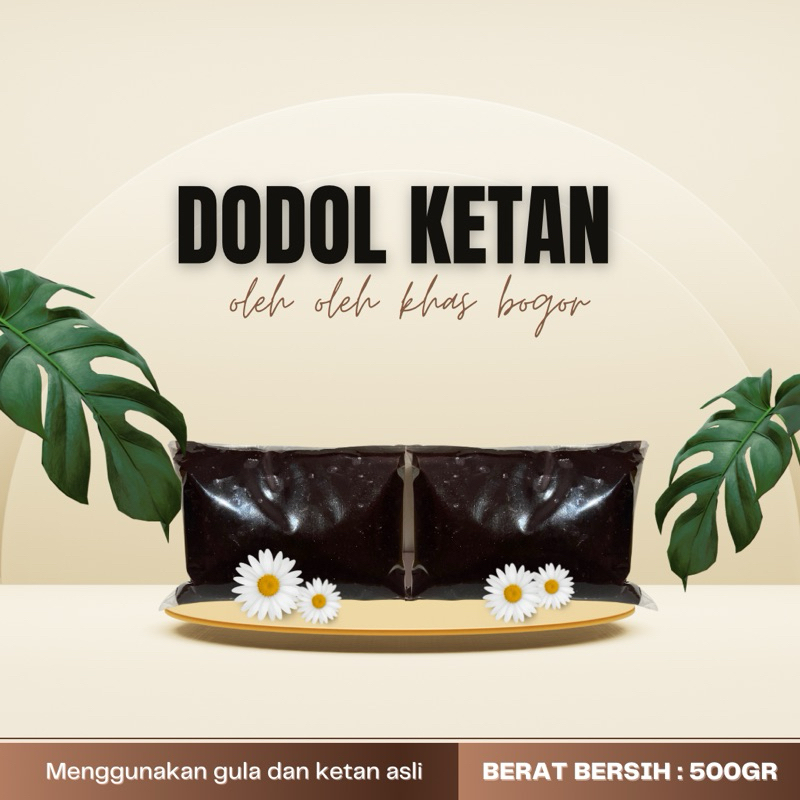 

DODOL KETAN HITAM DAN GULA MERAH ASLI KHAS BOGOR BERAT 1KG (BUNDLING 2x500gr)