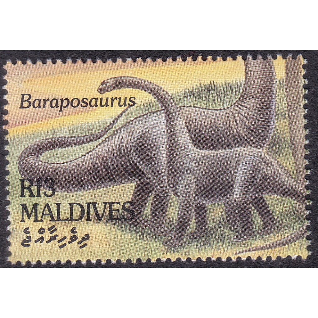 

A 11142 SATU BUAH PRANGKO NOMINAL RF3 TEMA SATWA PURBA BARAPOSAURUS DENGAN KONDISI MNH MINT NEVER HINGED