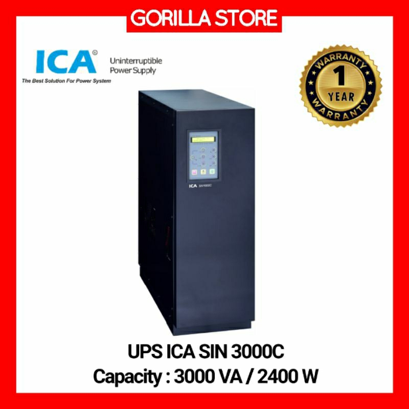 UPS ICA SIN 3000C Capacity 3000 VA