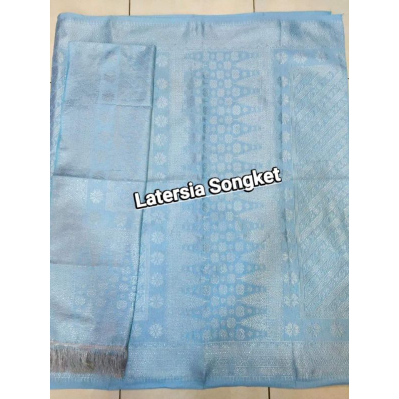 songket palembang silver soft
