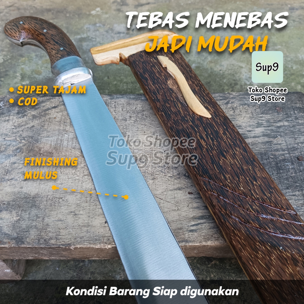 Perkakas Kebun Golok Kerja Aren Duralium (Berkebun)