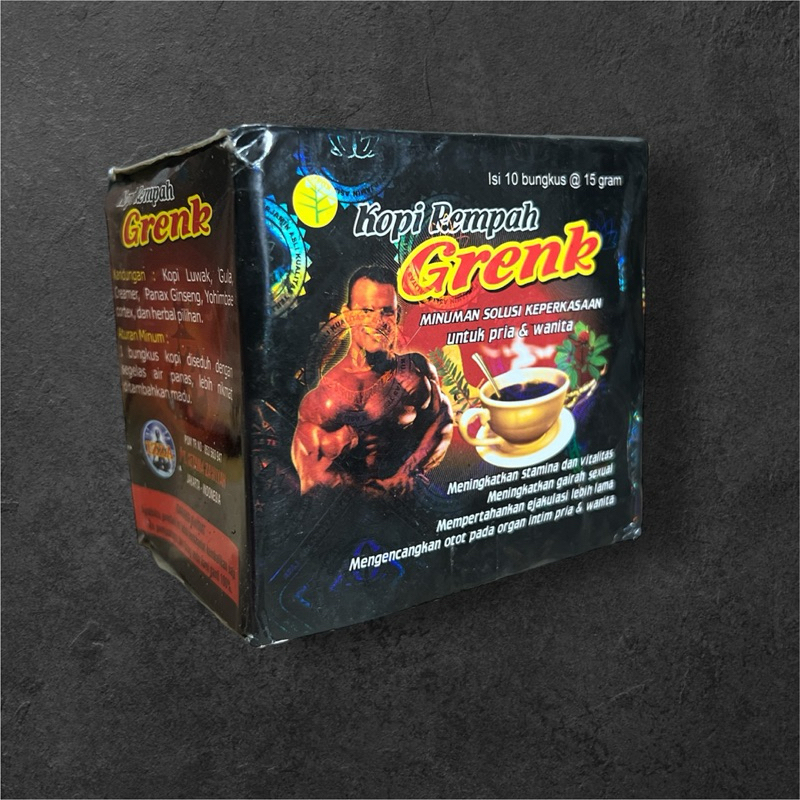 kopi keperkasaan GRENK 1 kotak 10 sachet