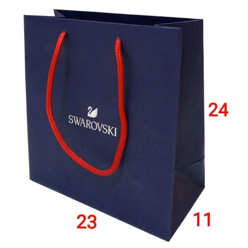 

PAPER BAG SWAROVSKI / SHOPPING BAG / PAPER BAG BRANDED HIGH CLASS