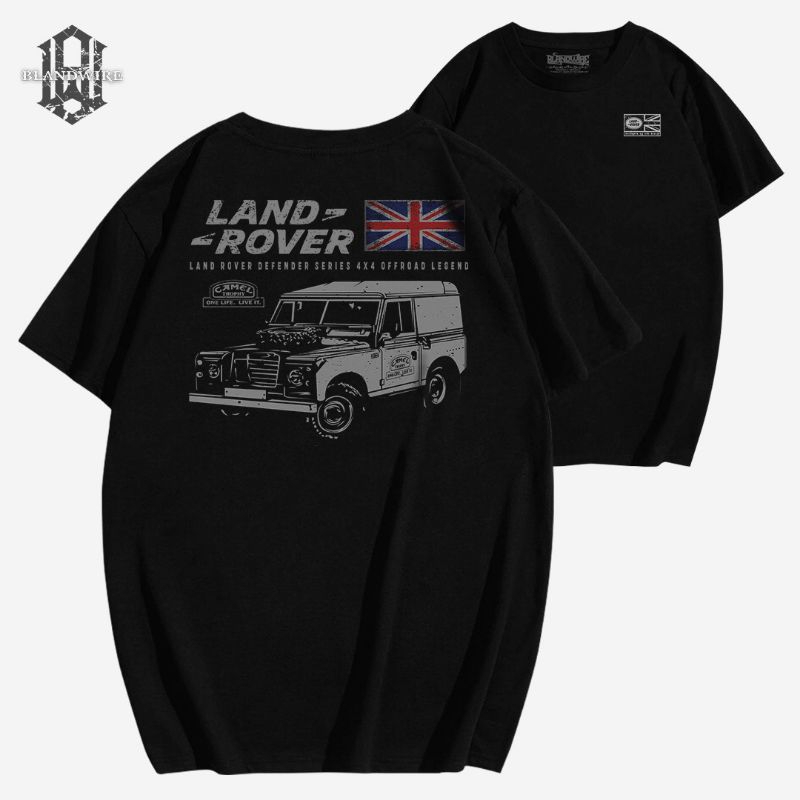 T-shirt Distro BLANDWIRE/Land Rover Camel