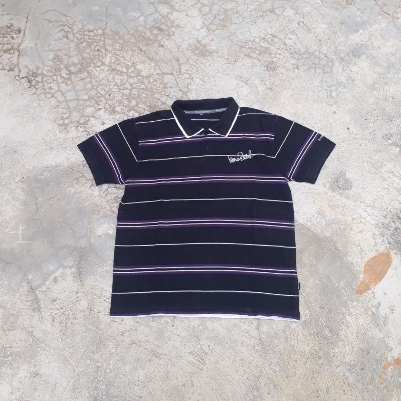 Polo shirt double pop b one soul stripes japan ( second/bekas )