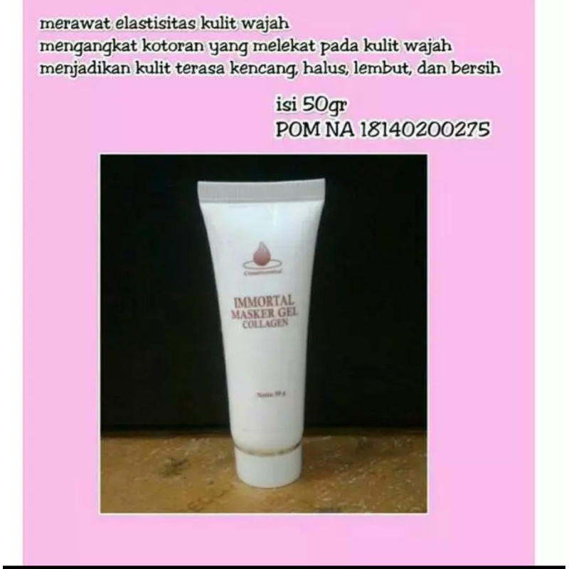 immortal masker gel collagen immortal