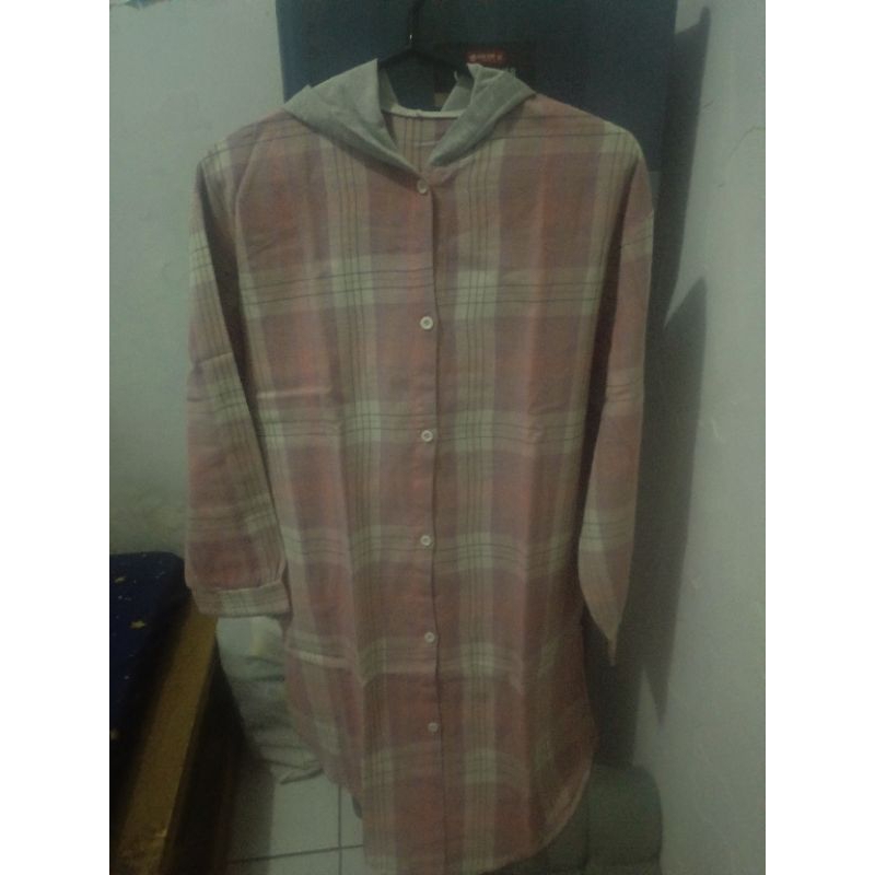 OUTER kemeja wanita hoodie preloved baju luaran cewe prelove