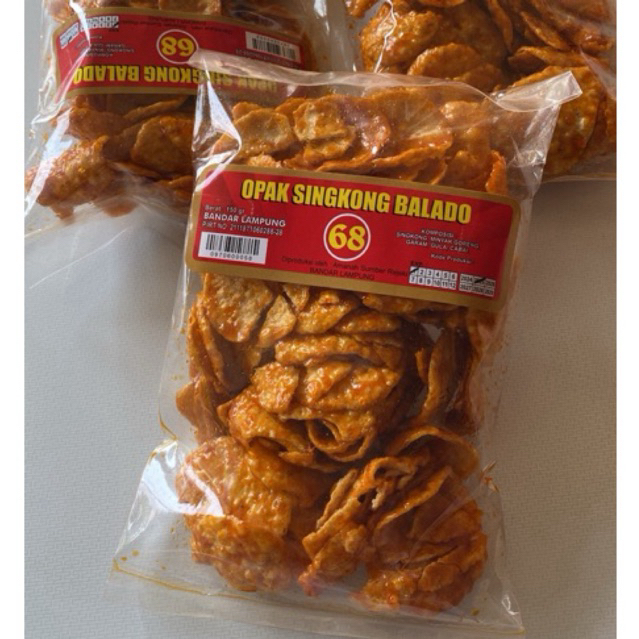 

Opak Sambel Balado 150 Gram