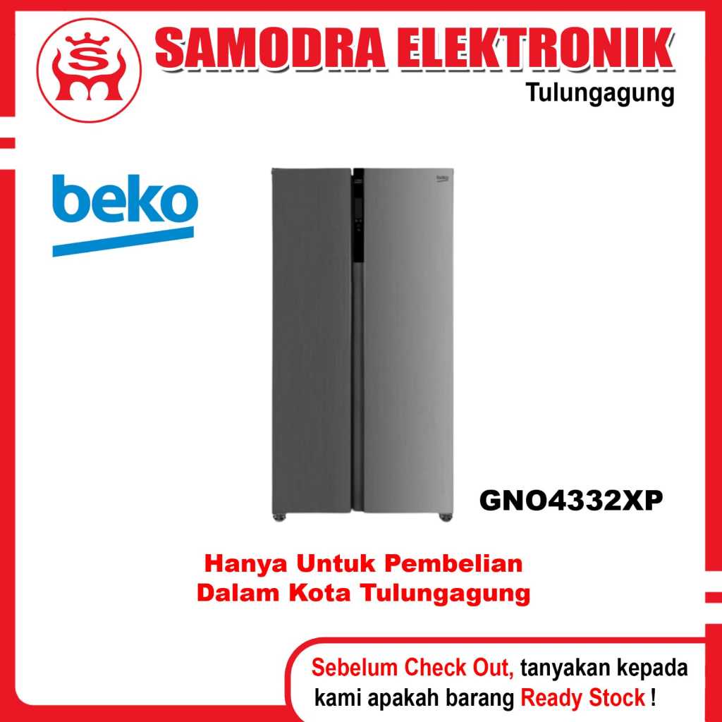 Kulkas BEKO GNO4332XP | Kulkas Side by Side Beko