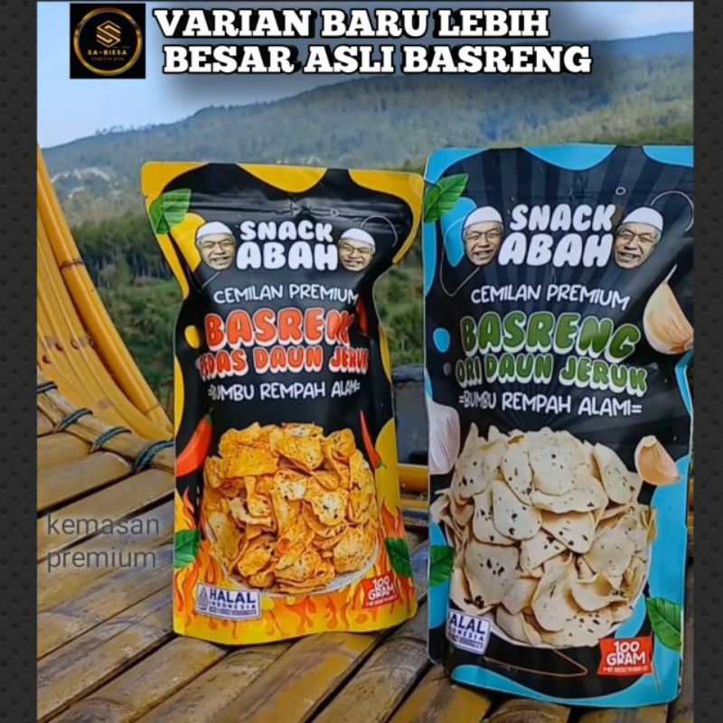 

basreng pedas daun jeruk baso goreng & original kemasan premium