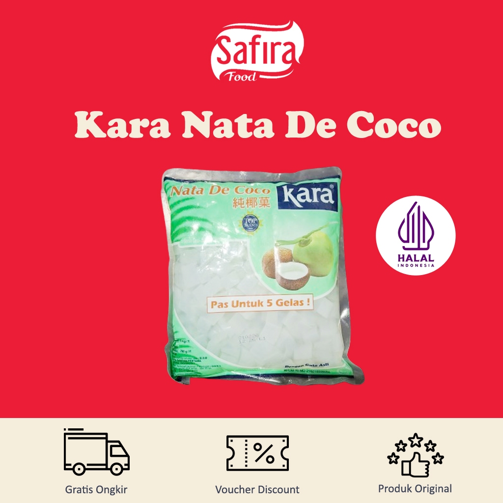 

Kara Nata De Coco Plain / Sari Kelapa Kara Plain 1kg