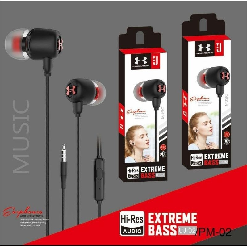 HEADSET HANDSFREE JBL UJ O2 EXTREME BASS WITH