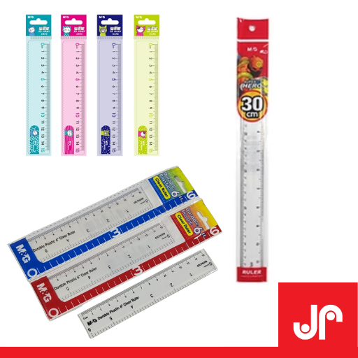 

M&G PENGGARIS PLASTIK / RULER SCHOOL KIDS / PENGGARIS SEKOLAH ANAK LUCU 15CM , 30CM
