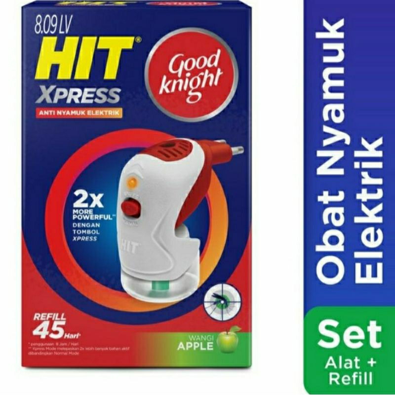 #MAU# Hit Good Knight Xpress Set Obat Nyamuk Elektrik Anti Nyamuk Pembunuh Nyamuk Electric Pembasmi 
