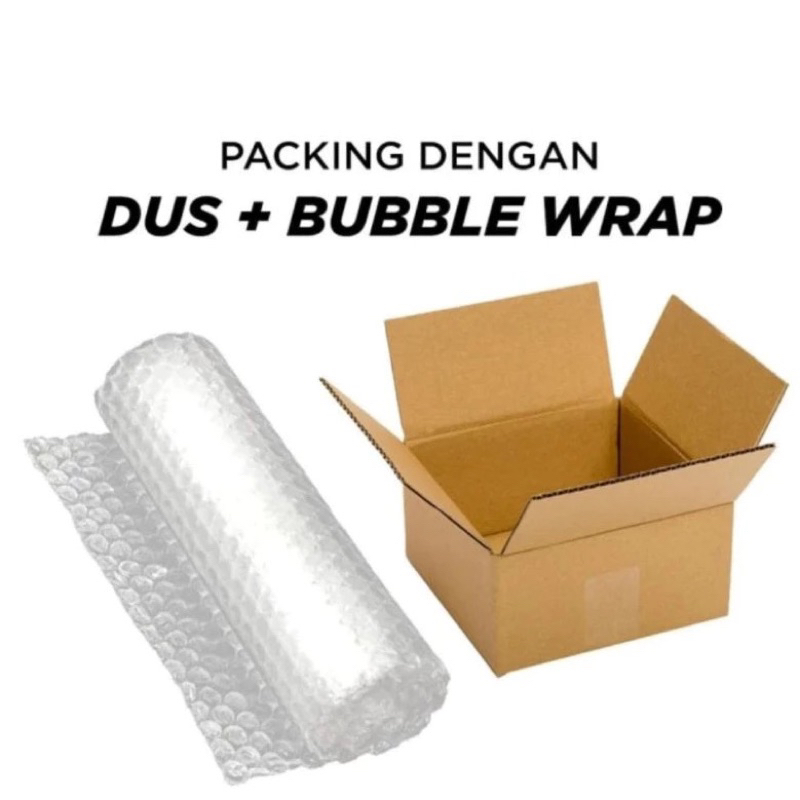 

Extra Packing Dus + Bubble Wrap