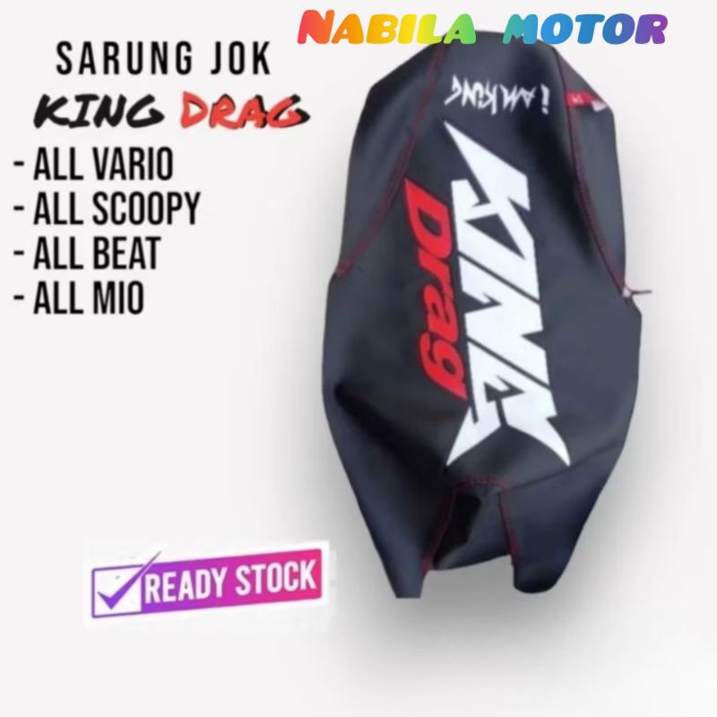 SARUNG JOK KING DRAG VARIO SCOOPY BEAT MIO / KAIN MOTOR JOK KING DRAG