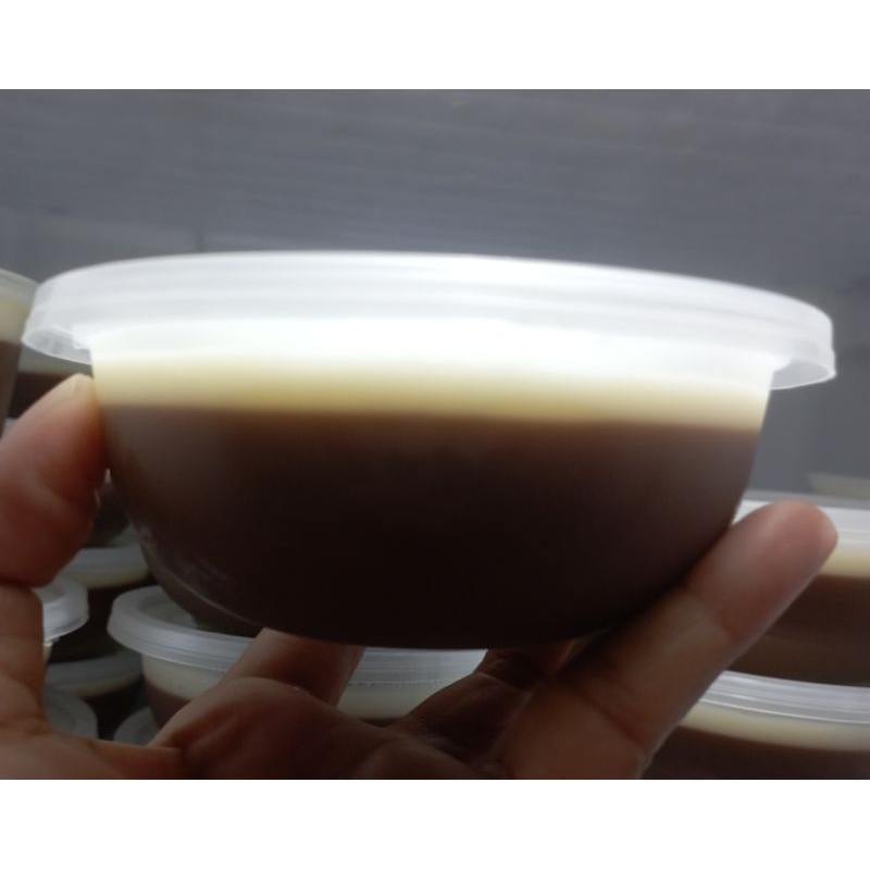 

Puding Coklat & Stroberi + Fla Susu