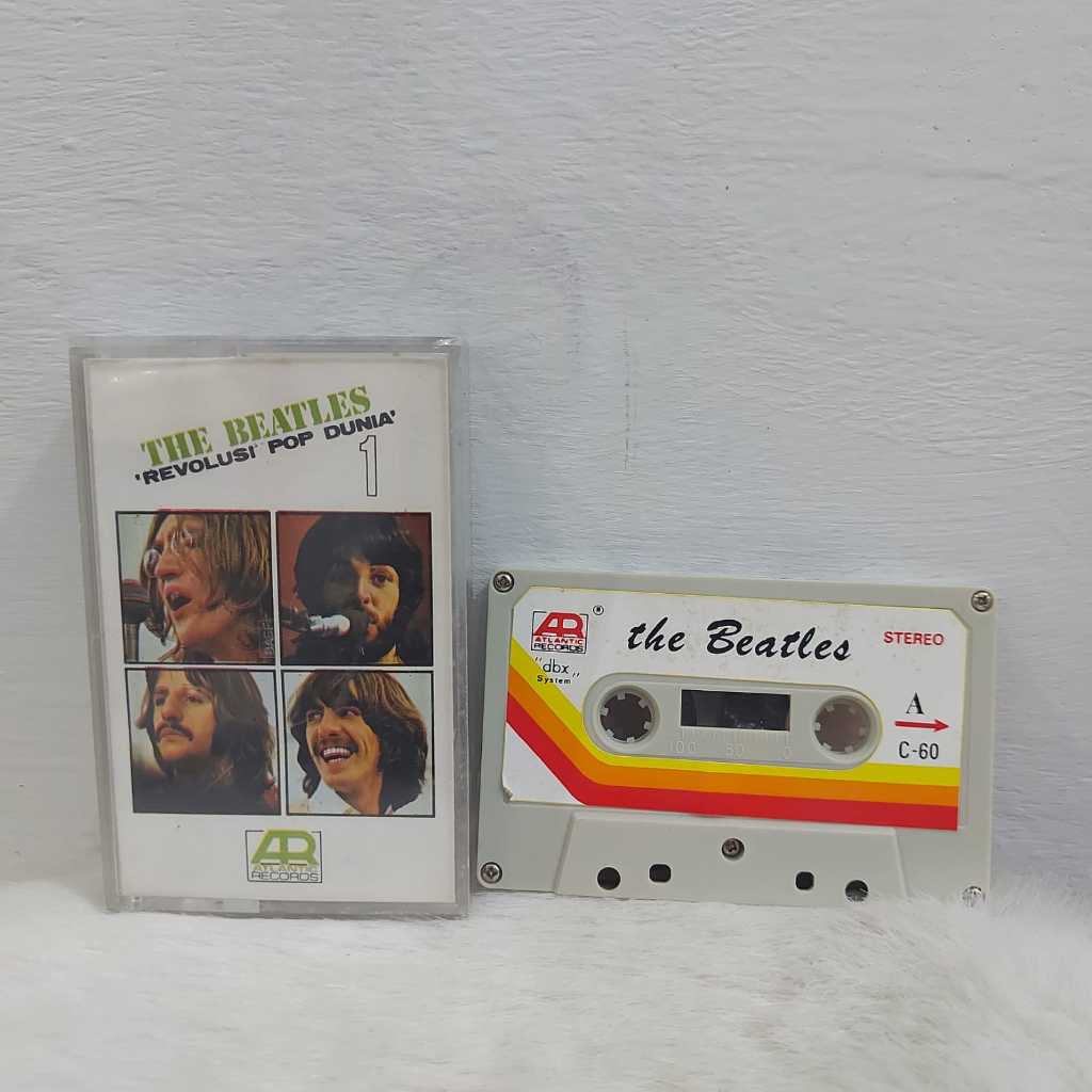 Kaset Pita THE BEATLES Revolusi Pop Dunia 1 (Original Rilisan Indonesia) - Kompilasi Hits Legendaris
