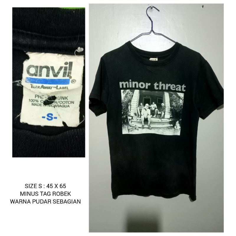 KAOS BAND MINOR THREAT ORIGINALS, TAG ANVIL