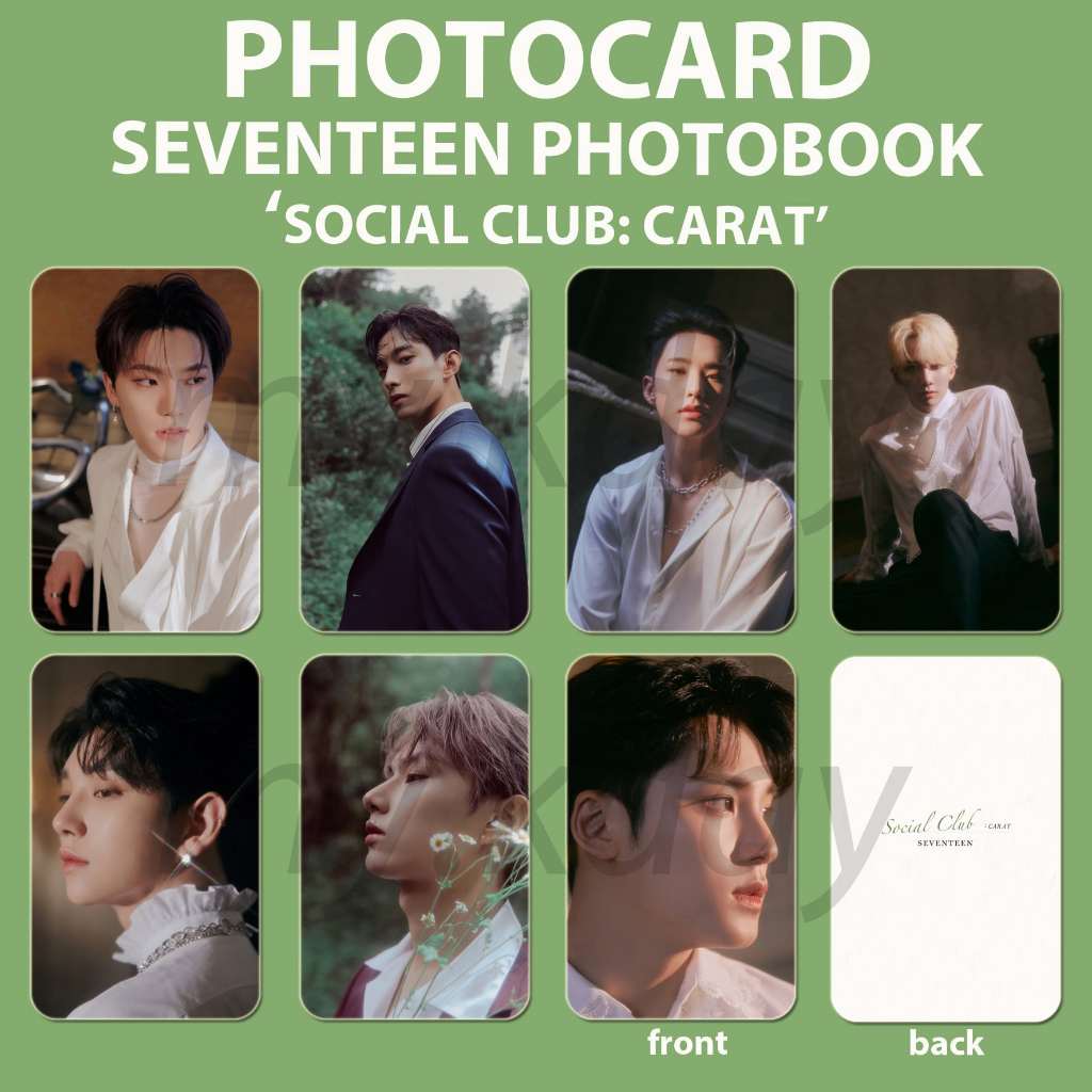 PC-0686, Unofficial Photocard SEVENTEEN17 PHOTOBOOK SOCIAL CLUB: CARAT 2 sisi