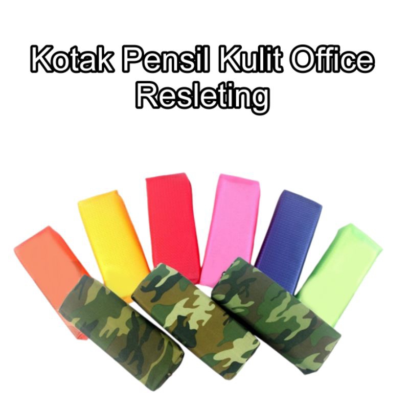 

Kotak Pensil Kulit Office / Kotak Pensil Resleting Fancy