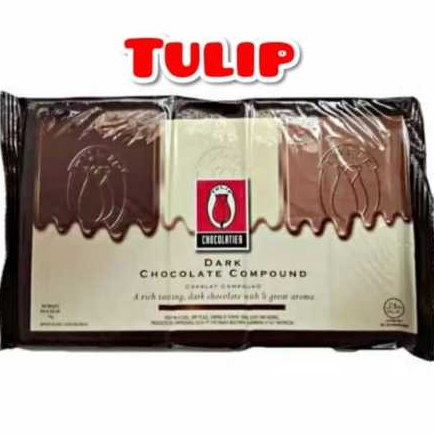 

tulip dark coklat compound 1kg