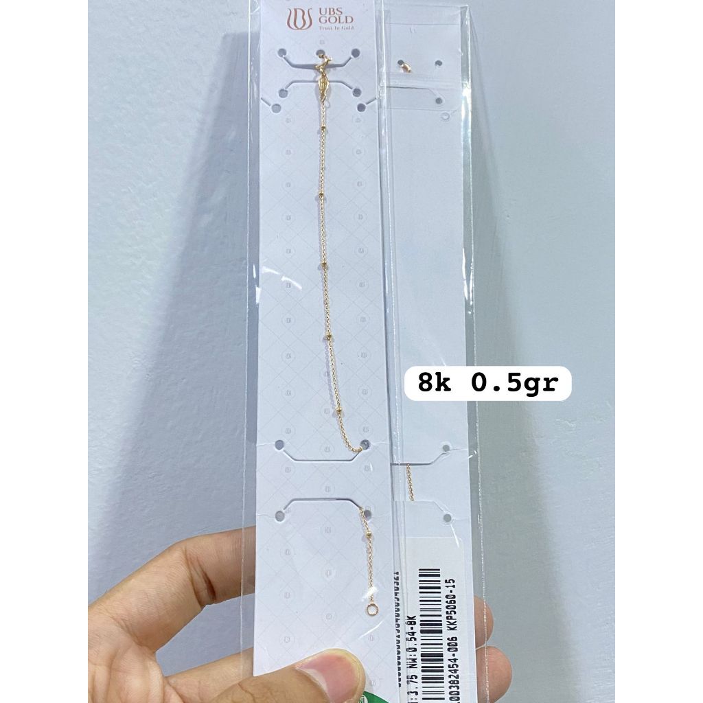 GRAM RINGAN GELANG RANTAI JEDAR KADAR 375