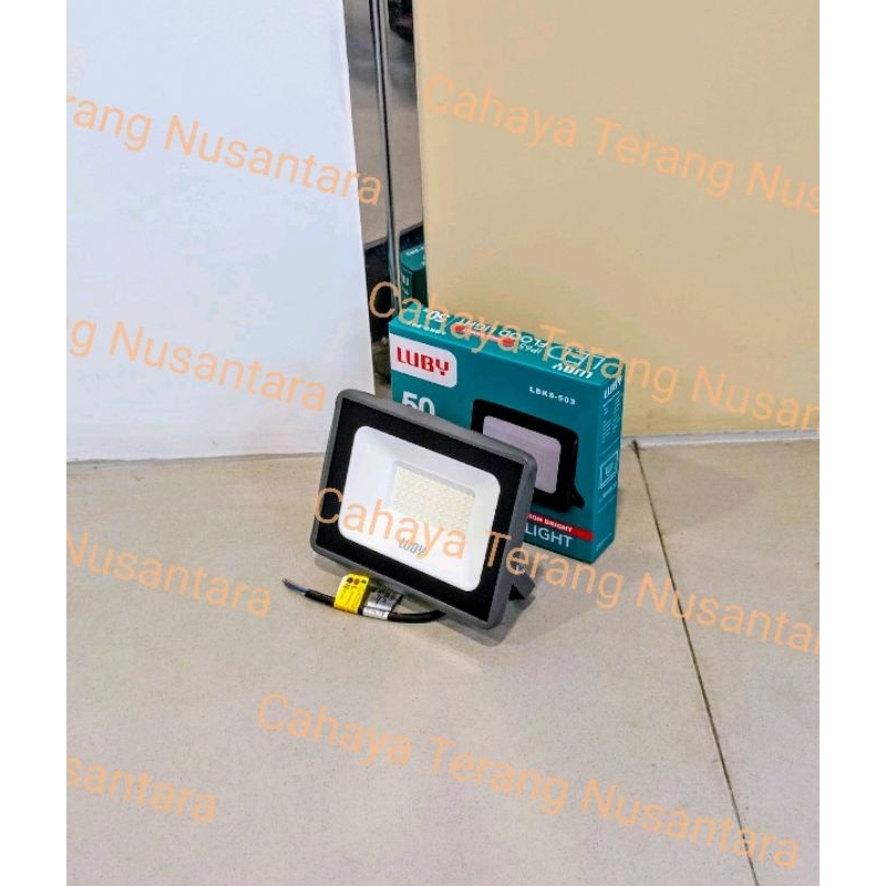 LampuSorot 50 watt led Luby lampu tembak 50 Watt Luby led lampu sorot Luby led 50w