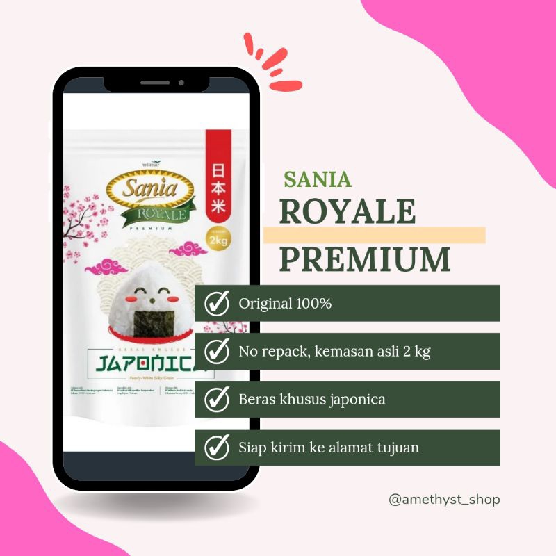 

[SANIA] Royale Beras Japonica Rice 2 kg