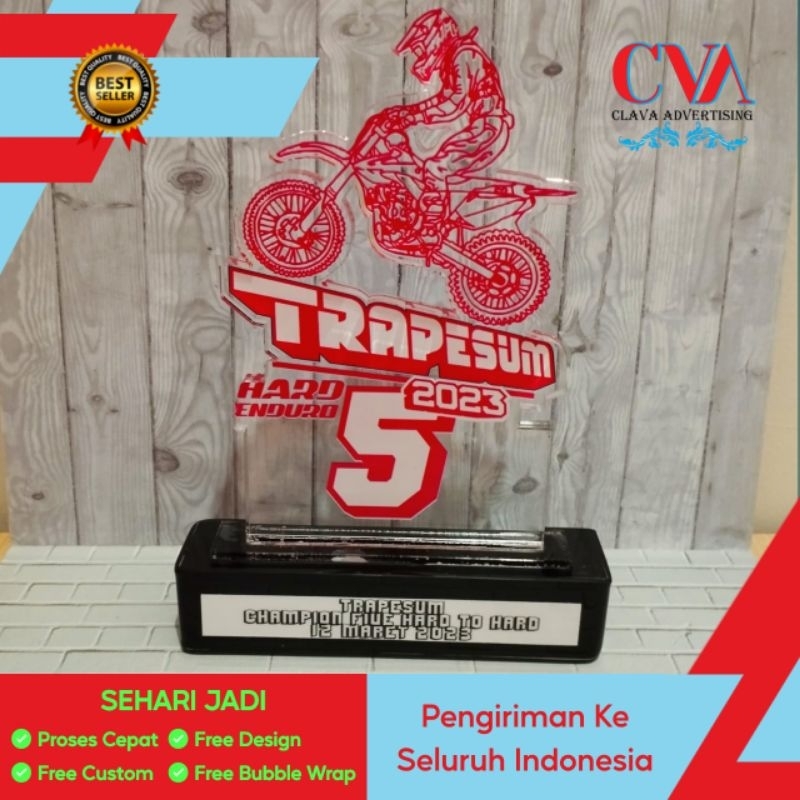 Plakat akrilik lampu | Plakat Lampu LED Custom | Plakat Unik | Souvenir Unik | Plakat LED |