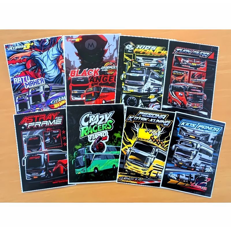 

COD Stiker Bus Paling Dicari viral Campur Dapat Banyak 50 Stiker+Bonus