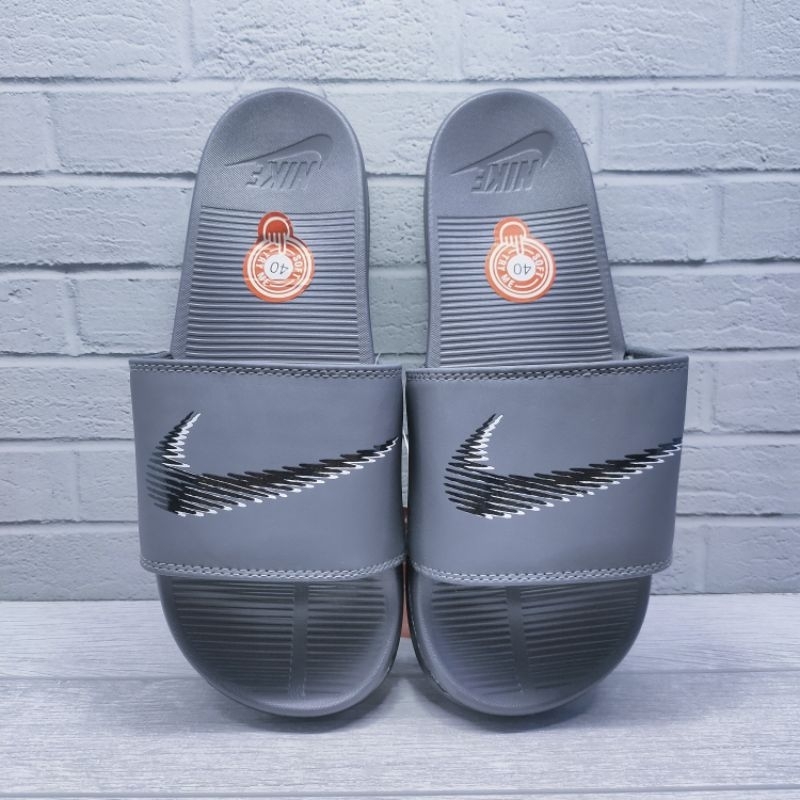 Sandal Slip On Pria Nike Adilet Grey 100% Grade Original Size 40-44