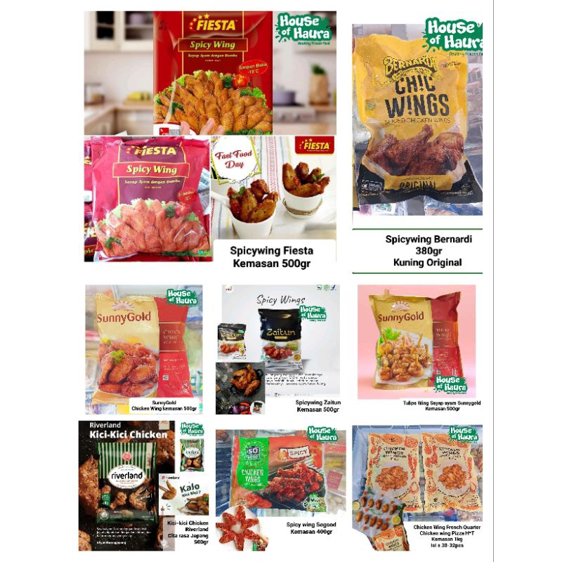 

Chicken wing / spicywing Fiesta / spicywing Bernardi / spicywing Sogood / spicywing Hato / spicywing Zaitun / spicywing Dosuka
